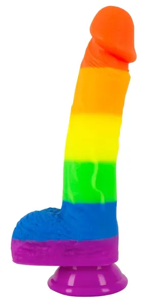 You2Toys PRIDE! Rainbow Silicone Model with Suction Cup 21 cm