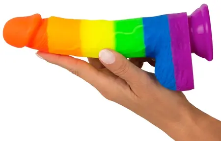 You2Toys PRIDE! Rainbow Silicone Model with Suction Cup 21 cm