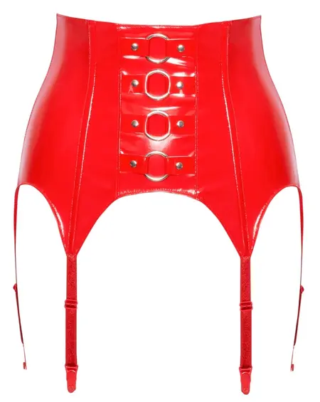 Black Level Crveni vinil podvezica pojas 2XL - Podesivi široki model
