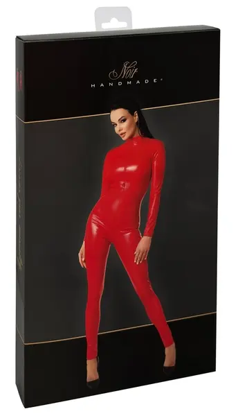 Noir Powerwetlook Kombinezon Crveni XL sa 3-Smernim Rajfešlusom