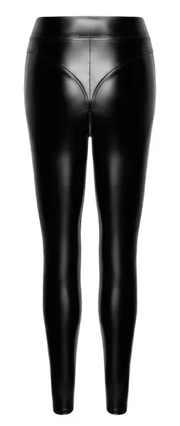 Noir Handmade Orgia Chimera Powerwetlook helanke crna S visoki struk