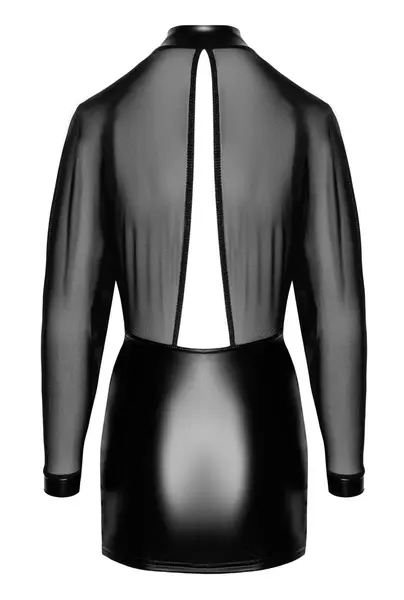 Noir Handmade Orgia haljina L – Crni til i Powerwetlook kombinacija