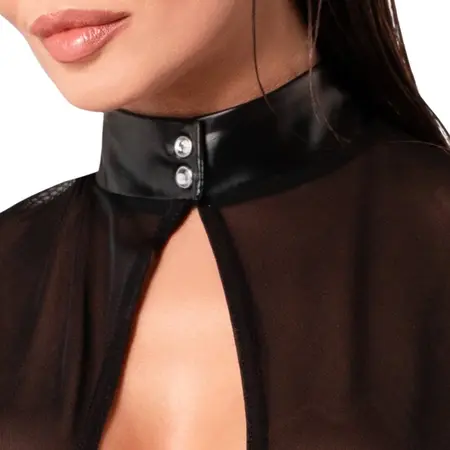 Noir Handmade Orgia haljina S crna til i Powerwetlook mini