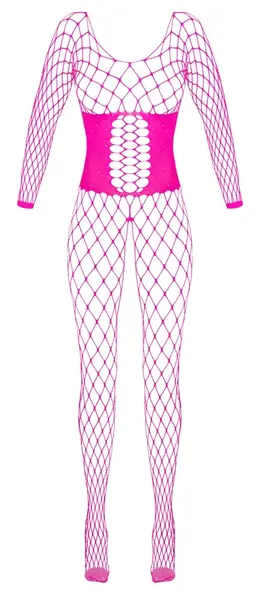 Cottelli Collection Fantasy Roze Body Čarape sa Rhinestone Strukom