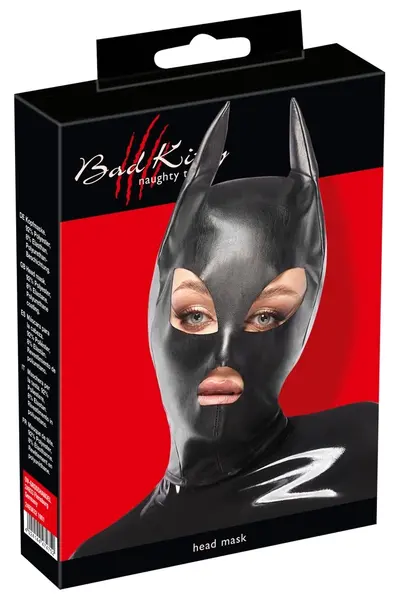 Bad Kitty Maska Za Glavu Catwoman Stil, Crna, Veštačka Koža, Jedna Veličina