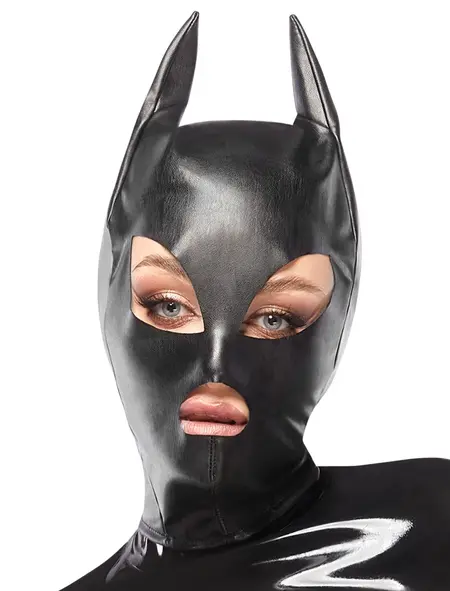 Bad Kitty Maska Za Glavu Catwoman Stil, Crna, Veštačka Koža, Jedna Veličina