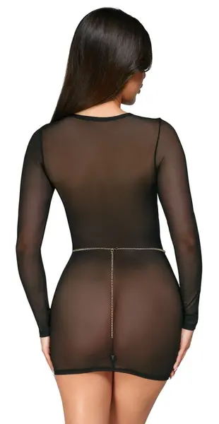 Cottelli Accessories Zlatni bikini lanac sa kristalima, podesiv
