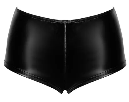 Noir Orgia Mysteria Powerwetlook kratke pantalone L crne