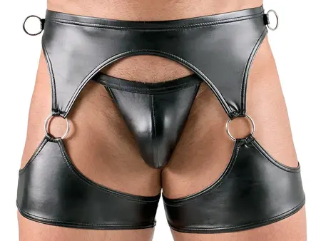 Svenjoyment Bondage Muški Mat Crni 3-Delni Set Veličina M