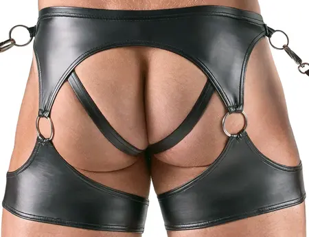 Svenjoyment Bondage Muški Mat Crni 3-Delni Set Veličina M