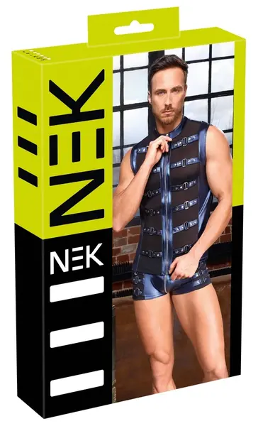 NEK Muška košulja 3XL Metalik Plava Trake sa Powernet umecima