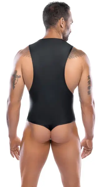 Svenjoyment Body XL Matte Black Wrestler Style with Front Zipper