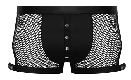 Svenjoyment Mrežasti Efekat Crne Pantalone S sa Podesivim Kajiševima