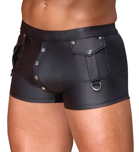 NEK Mat Crne Muške Pantalone sa D-Ring Akcentima, Veličina M