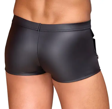 NEK Muške Mat Izgled Pantalone S Crne sa D-Ring Prednjim Džepovima