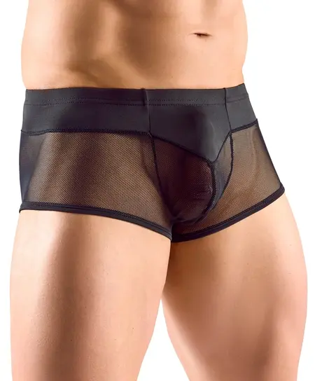 Svenjoyment Muške crne pantalone sa mrežom i mikrofiberom, veličina L, prozračan dizajn