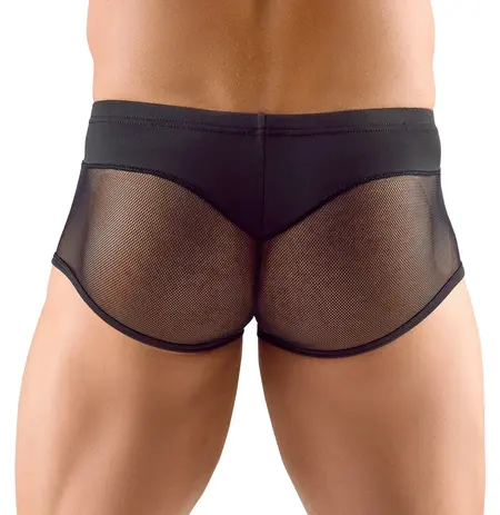 Svenjoyment Muške crne pantalone sa mrežom i mikrofiberom, veličina L, prozračan dizajn