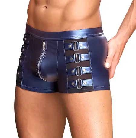 NEK Metalik plave mat pantalone 2XL sa rajsferšlusom i powernet umecima