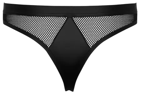 Svenjoyment muški tanga 2XL mat i mrežasti crni sa kopčama na pritisak