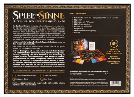 You2Toys Game of the Senses Couples Board Game - 149 Task Cards & Accessories