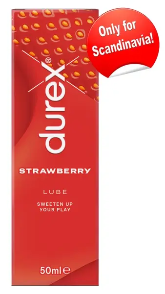 Durex lubrikant od jagode 50 ml - nežna formula na bazi vode, aromatizovan