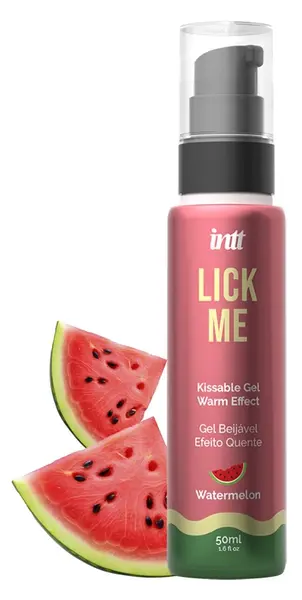 intt Lick Me Edible Gel Lubenica 50ml - Efekat zagrevanja, voćni miris