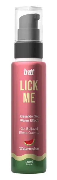 intt Lick Me Edible Gel Lubenica 50ml - Efekat zagrevanja, voćni miris