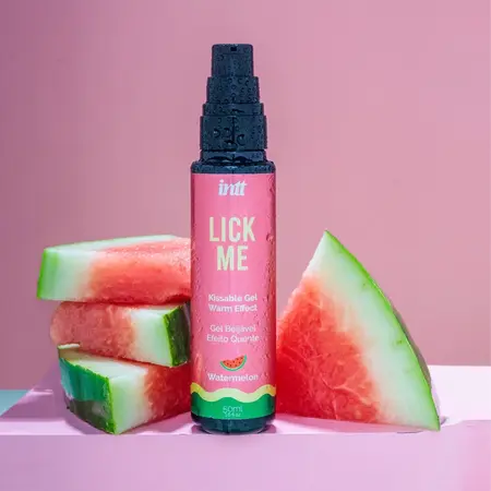 intt Lick Me Edible Gel Lubenica 50ml - Efekat zagrevanja, voćni miris