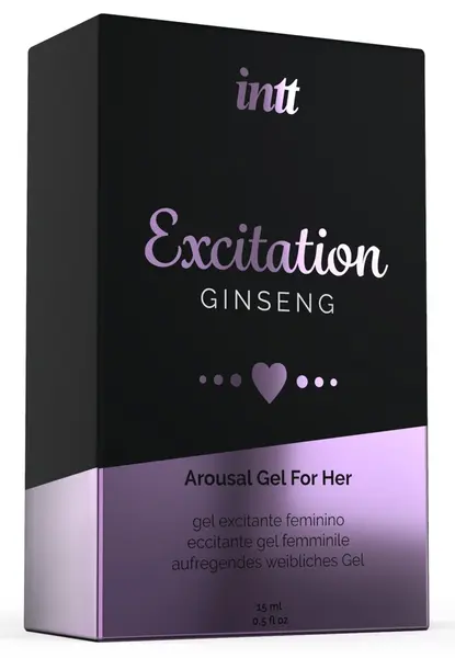 intt Excitation Ginseng Gel 15ml - Biljni intimni pojačivač za žene
