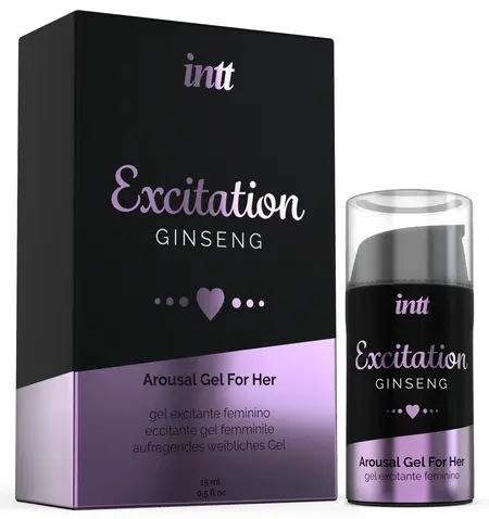 intt Excitation Ginseng Gel 15ml - Biljni intimni pojačivač za žene