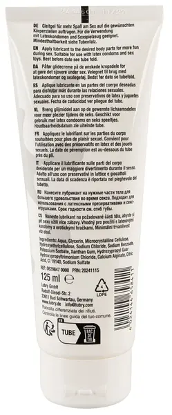 HOT GP Sensual Fluid 125ml - Prozirni gel na bazi vode, veganska formula
