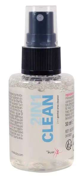 Just Play 2in1 Cleaner 50ml - Gentle Hygiene Formula with Aloe Vera