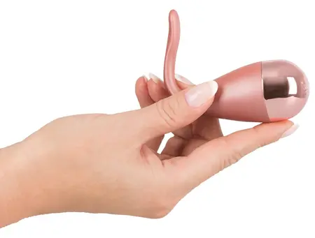 Belou Rose Gold Dual Stimulation Vibrating Bullet with Remote Control