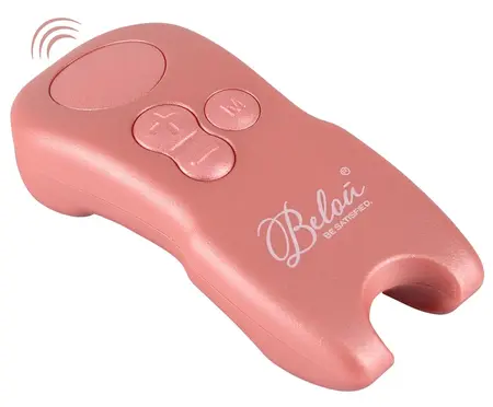 Belou Rose Gold Dual Stimulation Vibrating Bullet with Remote Control