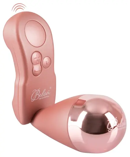 Belou Rose Gold Dual Stimulation Vibrating Bullet with Remote Control