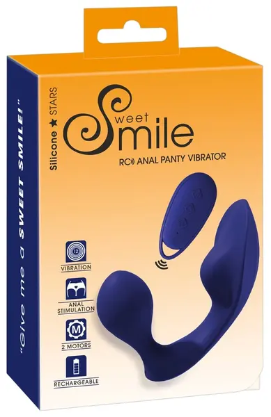 Sweet Smile RC Dual Remote-Controlled Panty System silikon crna