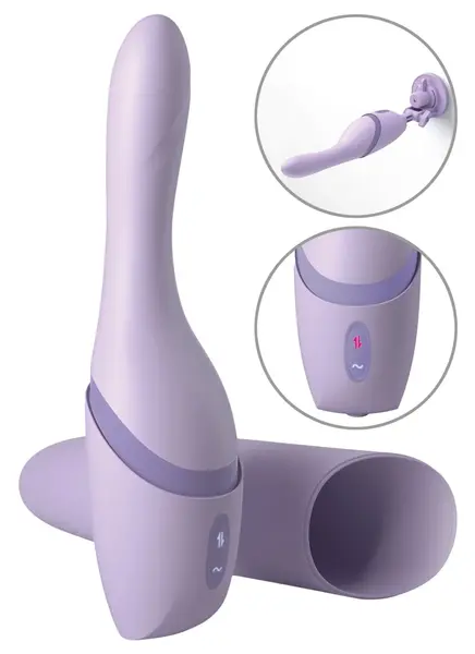 JimmyJane Hello Bang Vibe Thrusting Silicone Device, Warming, 27cm, Black