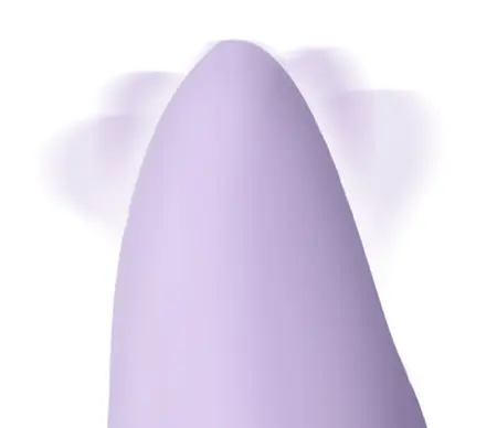 JimmyJane Hello Kiss Pro Compact Lay-On Vibrator with Suction & Licking Modes