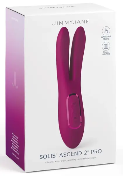 JimmyJane Solis Ascend 2 PRO Fleksibilni intimni masažer sa dva motora