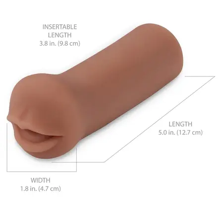 PDX Extreme Coed Intimate Machine Brown 12.7 cm TPR Anatomski model