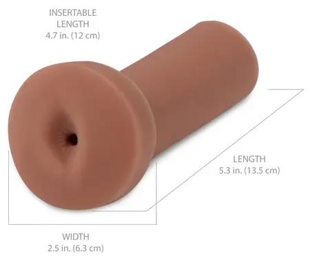 PDX Extreme Freshman Brown Intimate Machine sa anatomskom teksturom 13,5cm
