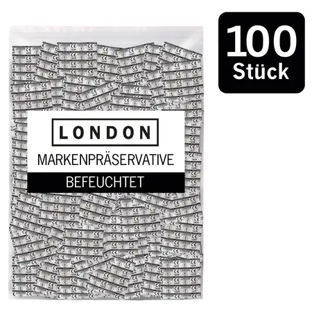 London Regular Transparentni kondomi 100 komada silikonski podmazani 52mm
