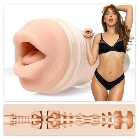 Fleshlight Insomnia Riley Reid Mouth Intimna mašina bež 24,7cm