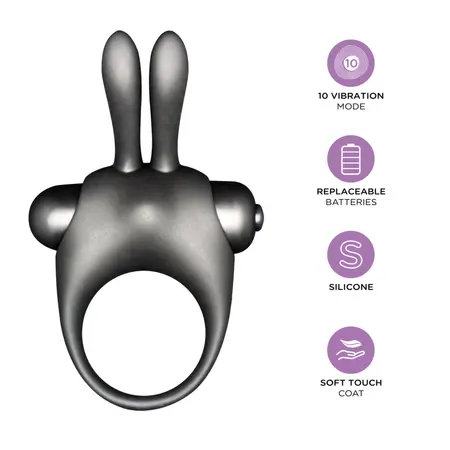 Orgie Orgasmic Bunny Kit za Stimulaciju sa Vibrirajućim Prstenom i Gelom
