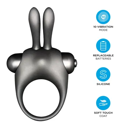 Orgie Vibe Bunny Vibrating Kit with 10 Modes & Stimulation Gel