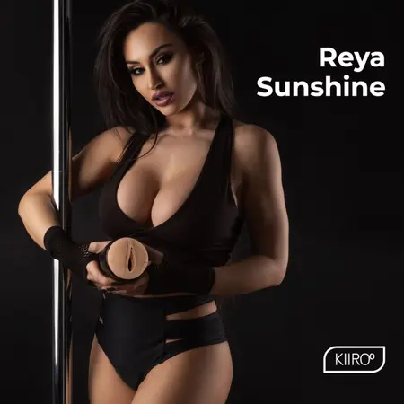 Kiiroo Feel Reya Sunshine Crni Intimni Mašinski Sleeve TPE