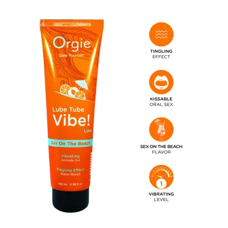Orgie Lube Tube Vibe Tropski Intimni Gel Sex On The Beach 100ml