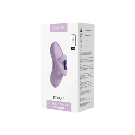 Svakom Echo 2 Pink Lilac Spoljni Vibracioni i Grejni Uređaj