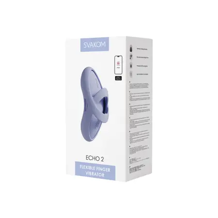 Svakom Echo 2 Sky Blue - Fleksibilan Grejni Personalni Uređaj, Kontrola preko Aplikacije