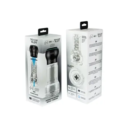 Kiiroo Feel Crystal Pocket Intimni Uređaj + PowerBlow Crni Set